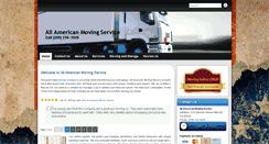 Desktop Screenshot of allamerican-moving.com